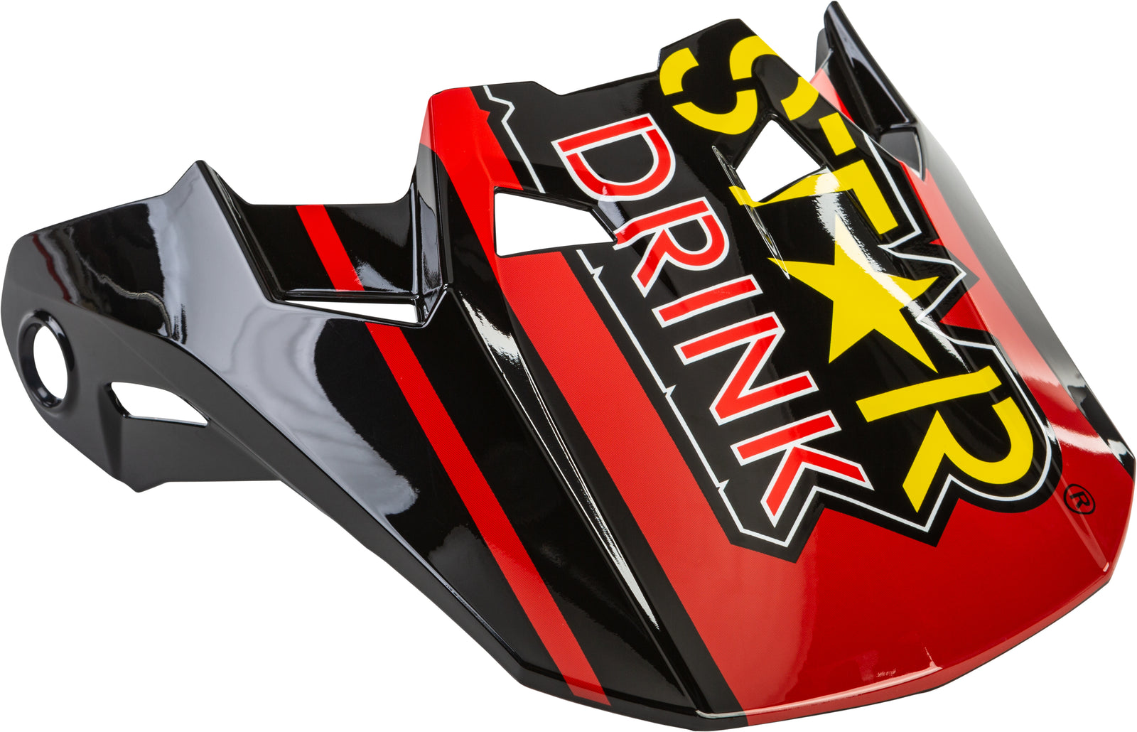 Formula Cc Rockstar Helmet Visor Black/Red/Yellow Xl 2x