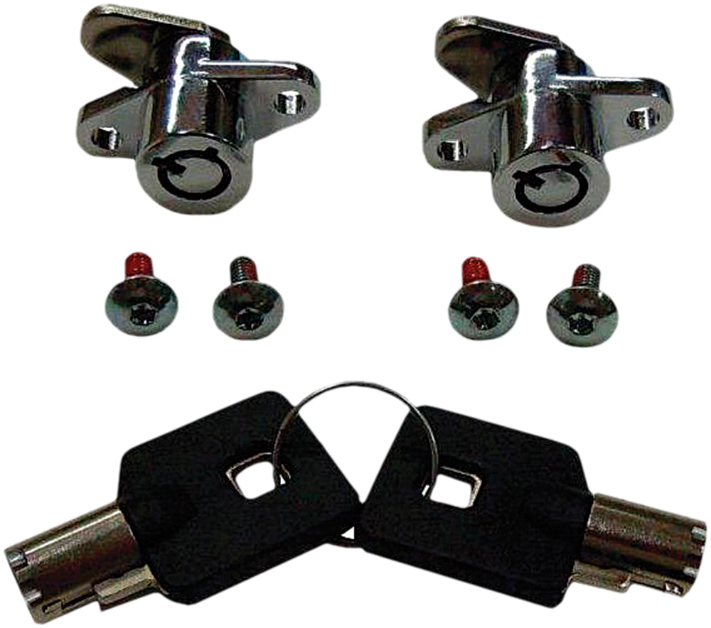 Lock &amp; Key Assembly For Hard Saddlebags