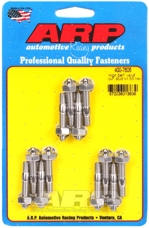 ARP SS Hex Valve Cover Stud Kit
