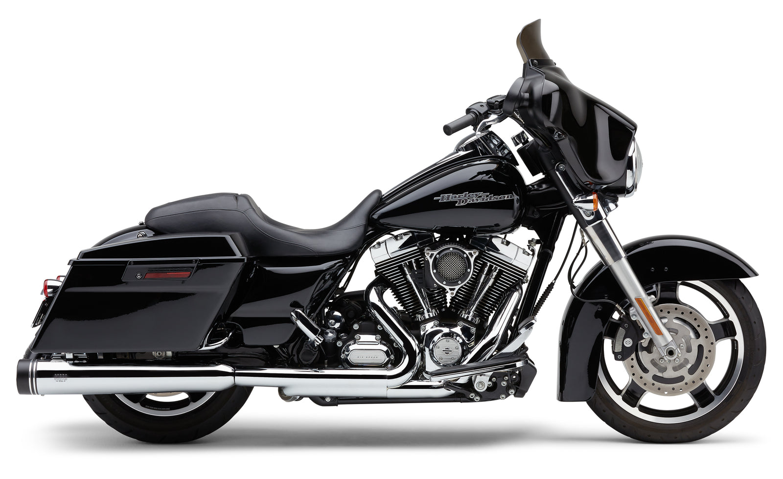 4.5" Groove Tip Slip On Chrome Flh/Flt 95 16