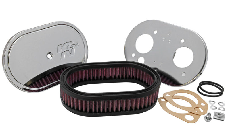 K&amp;N Custom Racing Assembly Oval Red - 1.75in Filer Height