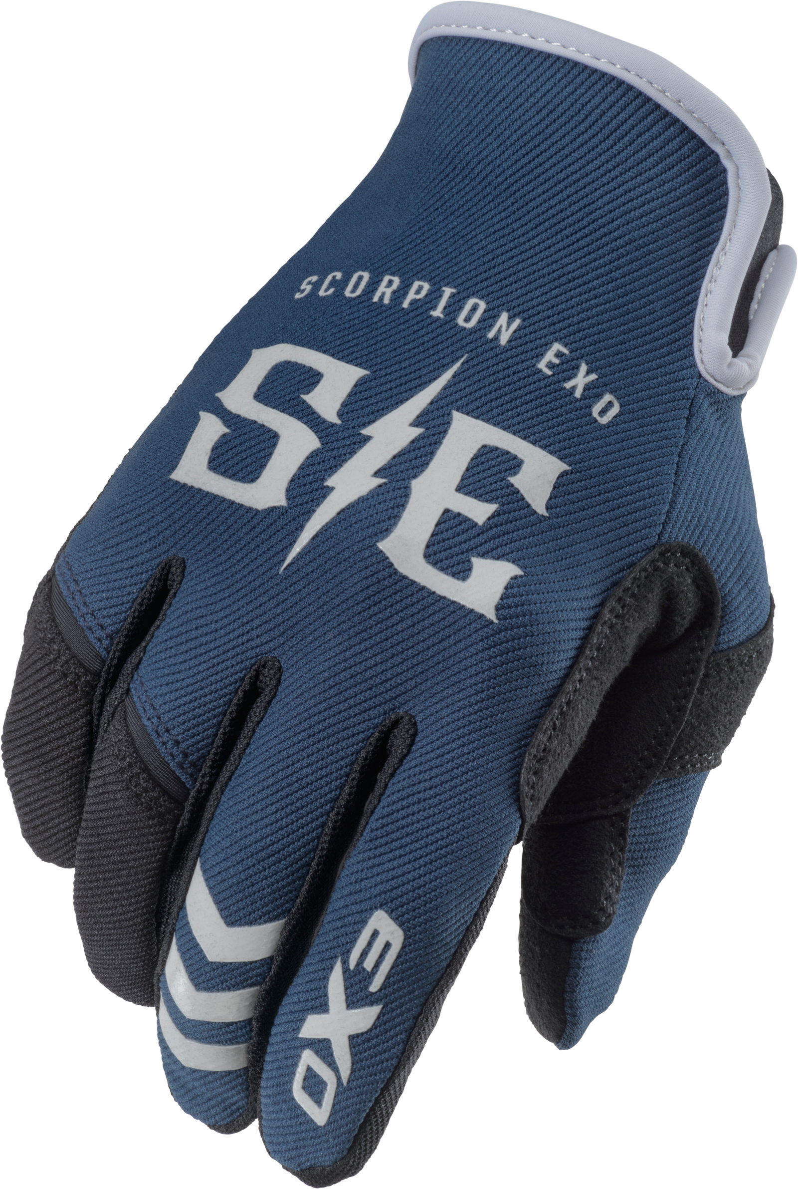 Air Stretch Gloves Charge Blue/Grey Md