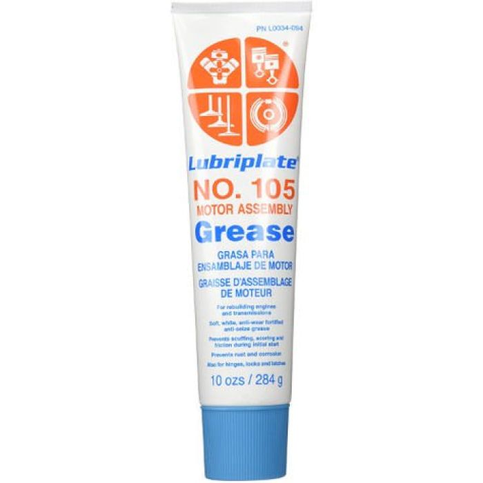 LUBRIPLATE NO.105 MOTOR ASSEMBLY GREASE 10OZ