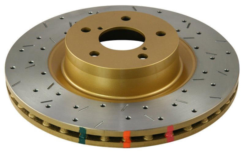 DBA 7/90-96 Turbo/6/89-96 Non-Turbo 300ZX Front Drilled &amp; Slotted 4000 Series Rotor
