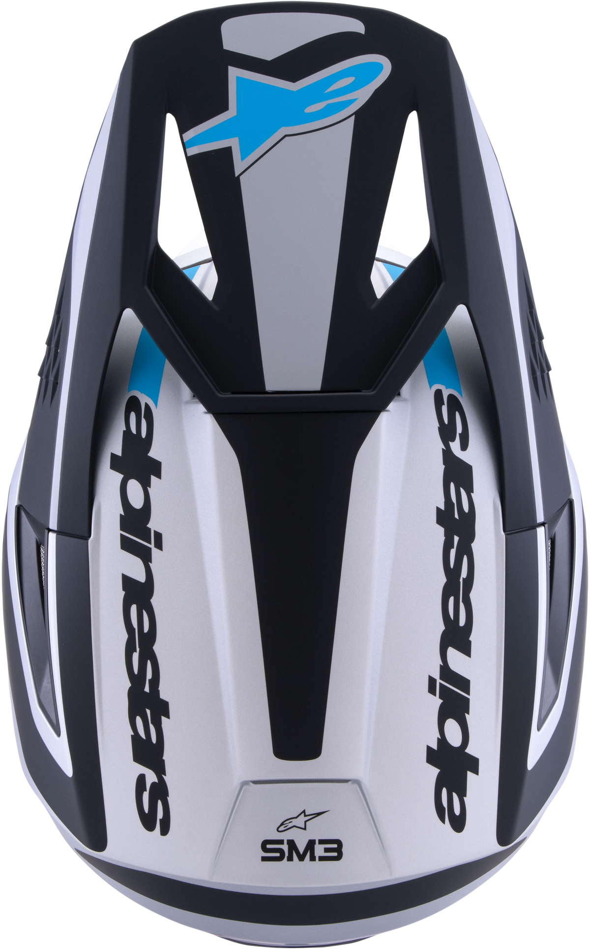 Sm3 Heat Helmet Silver/Blue/Black Matt Md