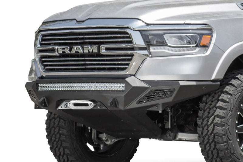 Addictive Desert Designs 19 Ram 1500 Stealth Fighter Front Bumper w/ Winch Mount &amp; Sensor Cut Outs