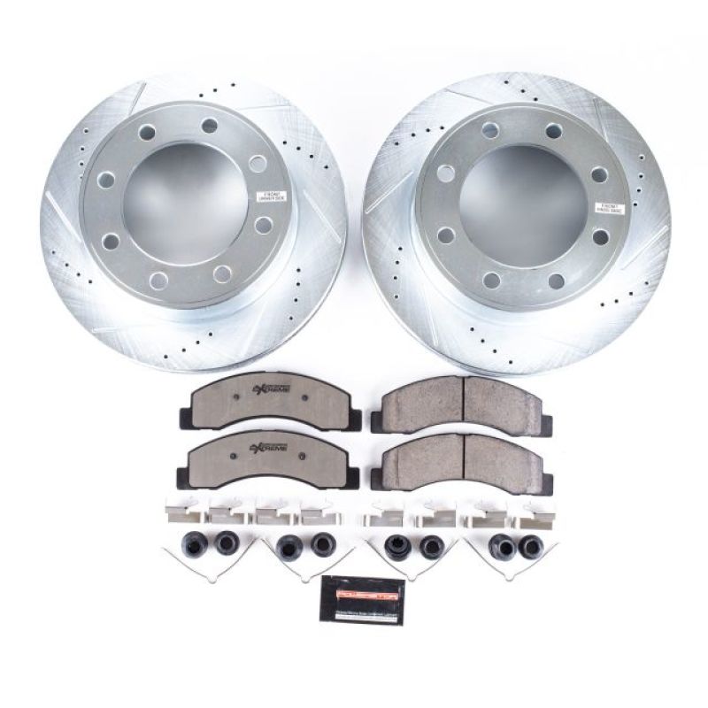 Power Stop 00-05 Ford Excursion Front Z36 Truck &amp; Tow Brake Kit