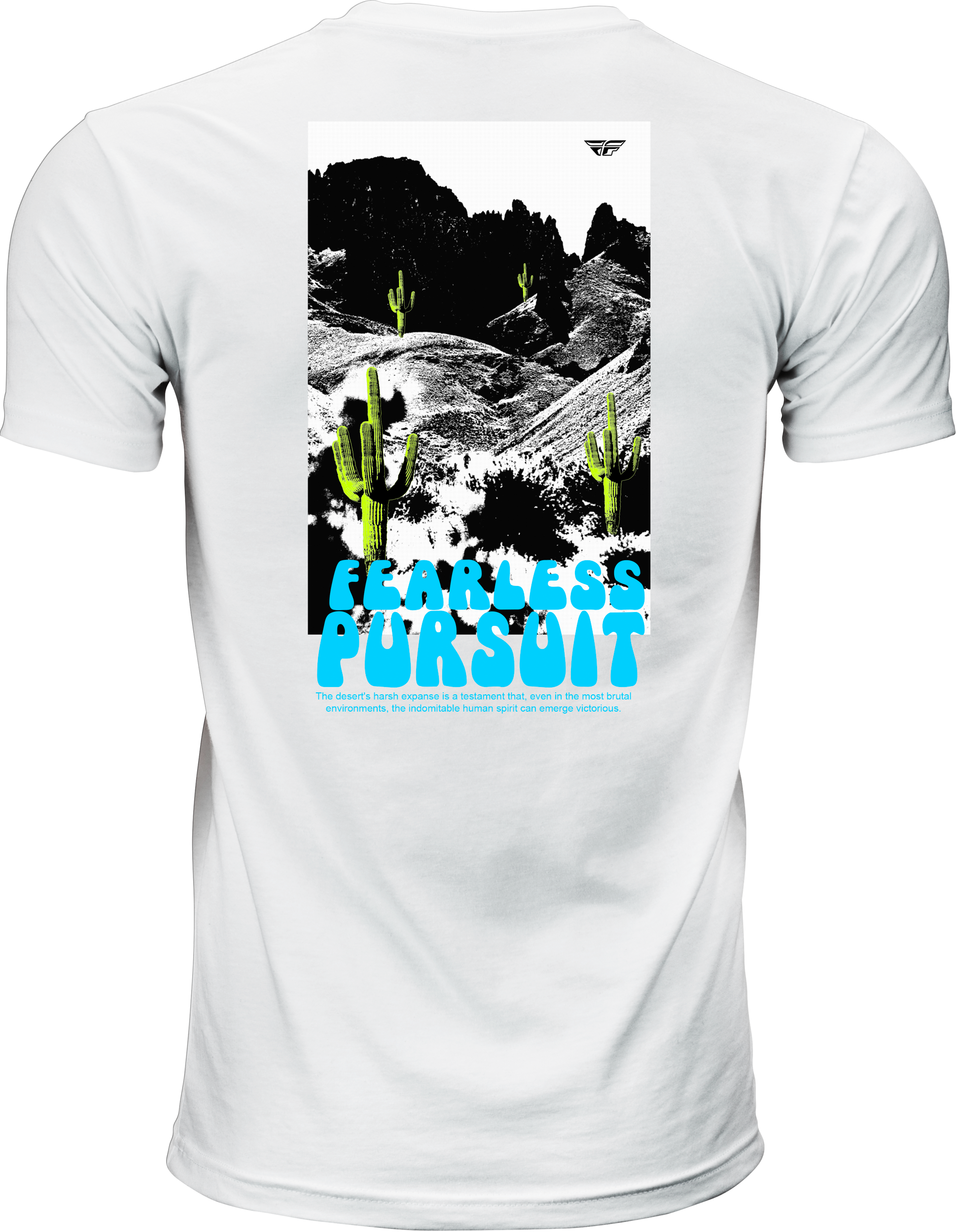 Fly Desert Tee White Md