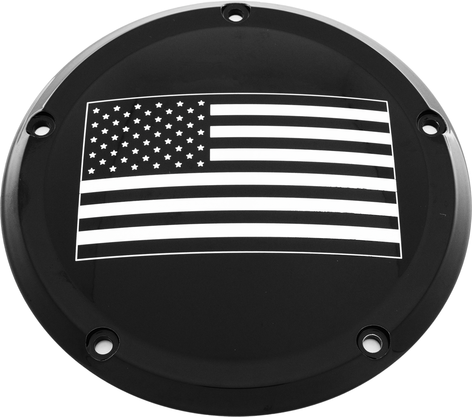 7   M8 Flt/Flh Derby Cover American Flag Black