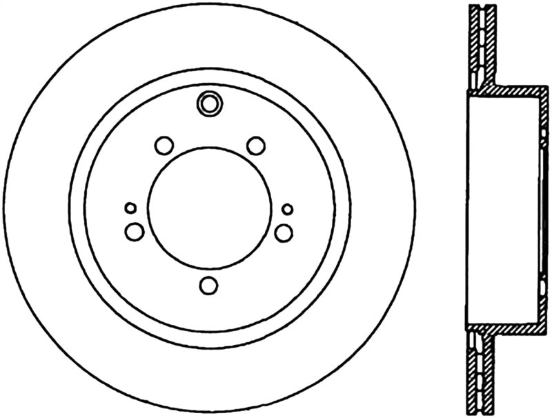 StopTech Sportstop Cryo Slotted &amp; Drilled Sport Brake Rotor