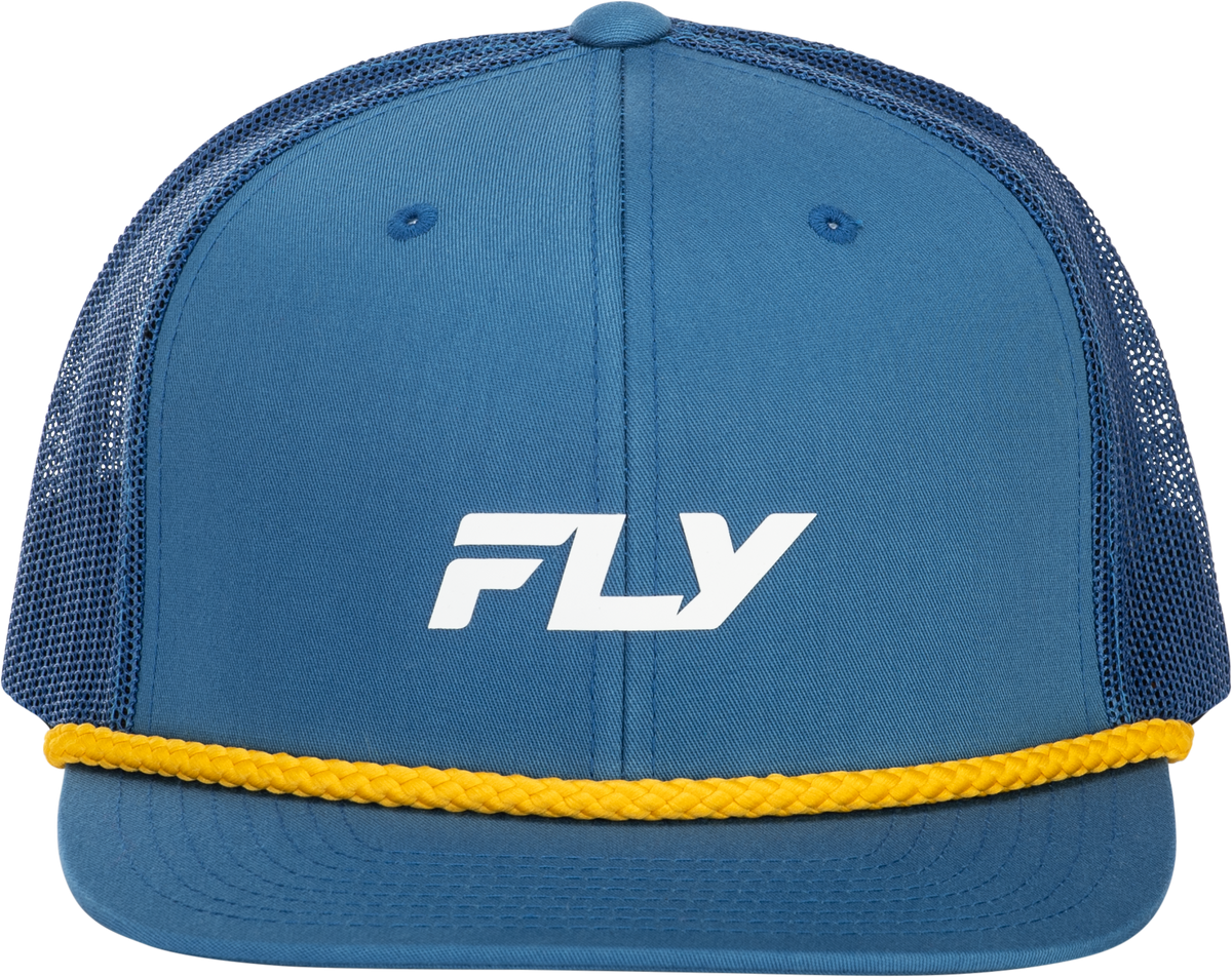 Fly Trucker Hat Blue/Yellow