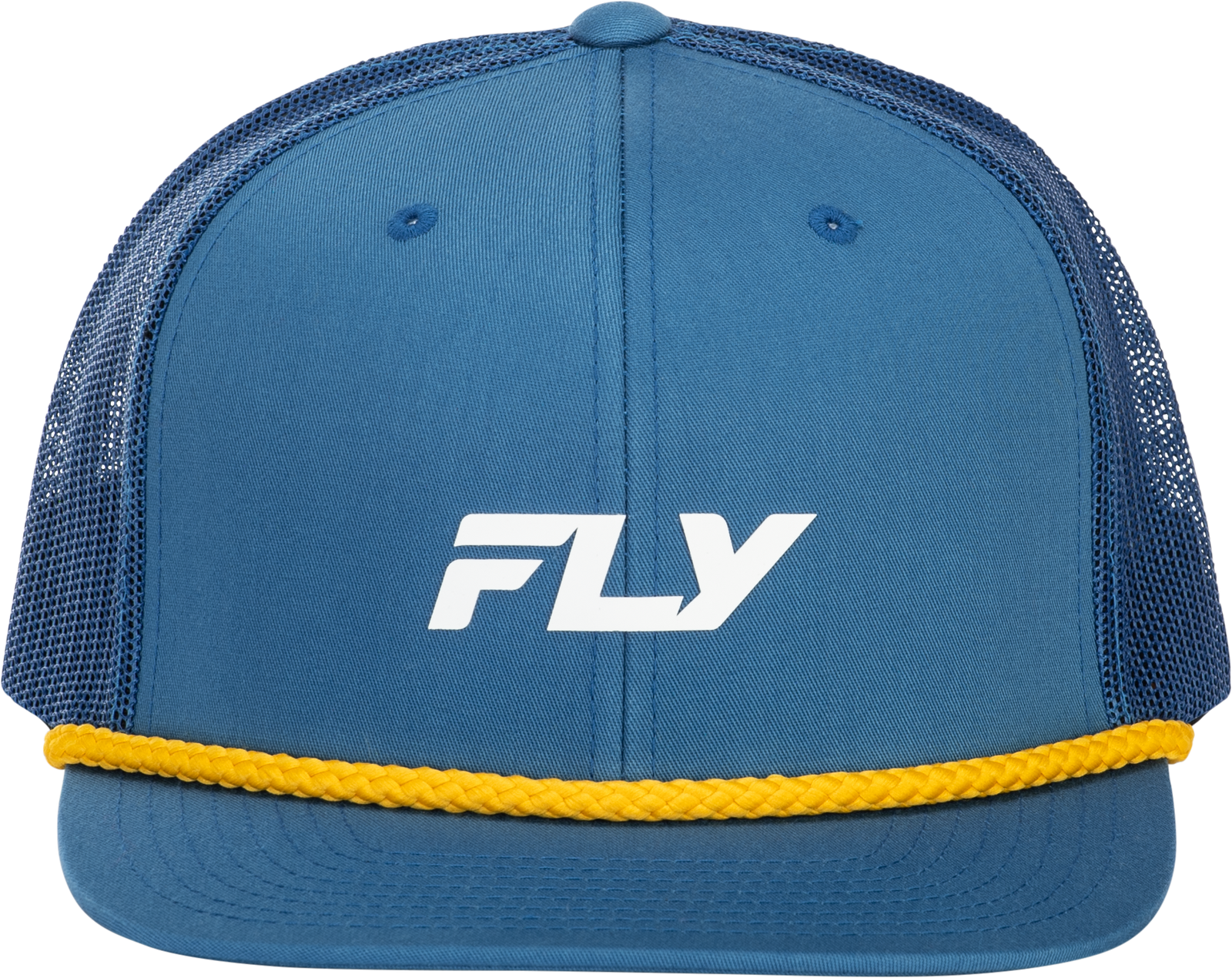 Fly Trucker Hat Blue/Yellow