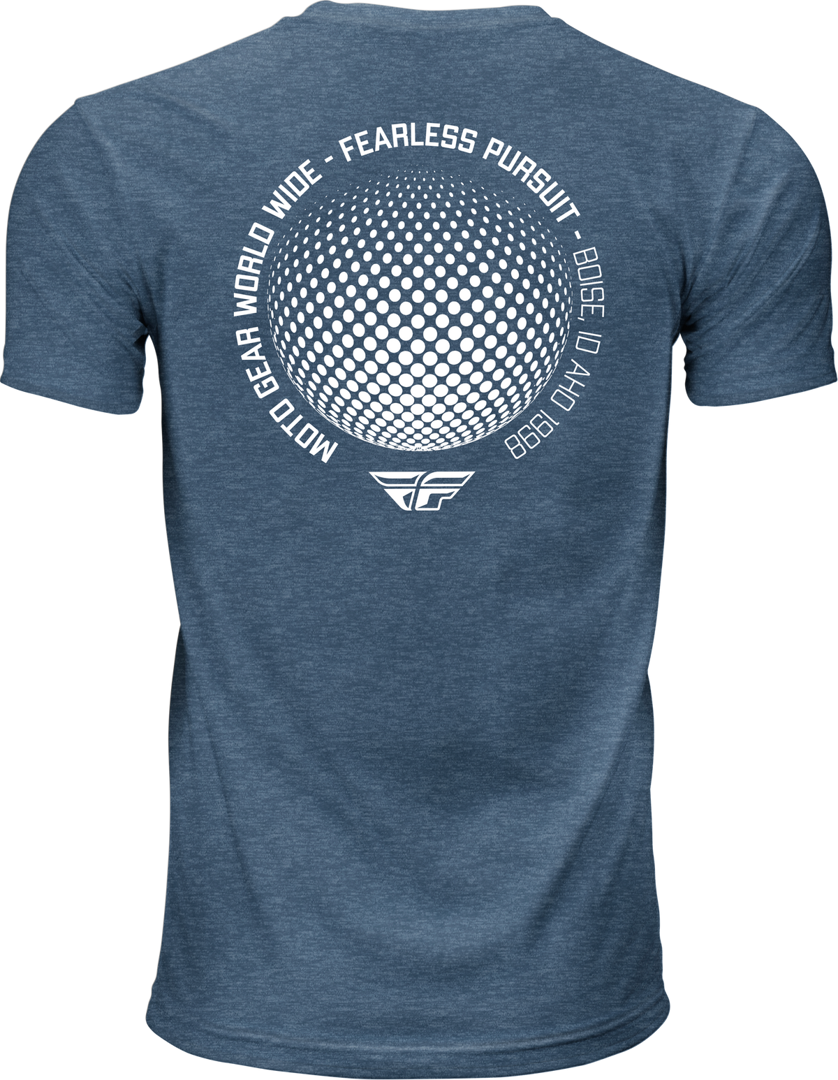 Fly Worldwide Tee Blue Lg