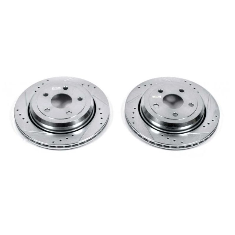 Power Stop 11-19 Dodge Durango Rear Evolution Drilled &amp; Slotted Rotors - Pair