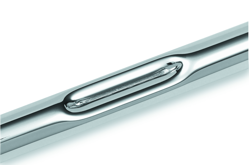 Bikers Choice 82-97 Big Twin &amp; XL Chrome Medium Buckhorn Dimpled Bar