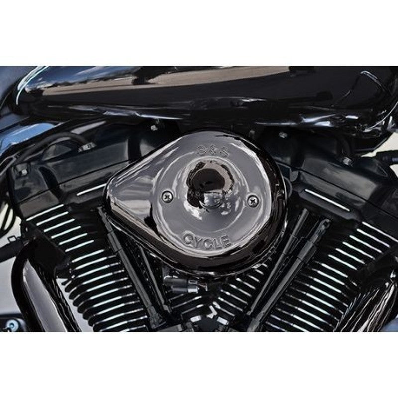 S&amp;S Cycle Lava Stealth Teardrop Air Cleaner Cover - Chrome