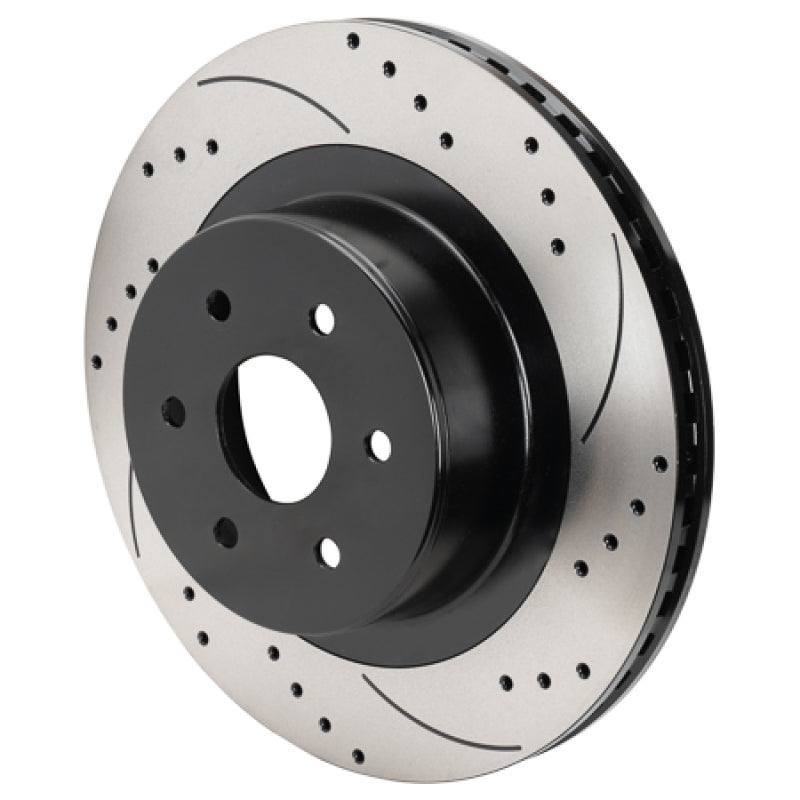 Wilwood 6x5.5 SRP Drilled Performance Rear Rotor &amp; Hat R/H - Black