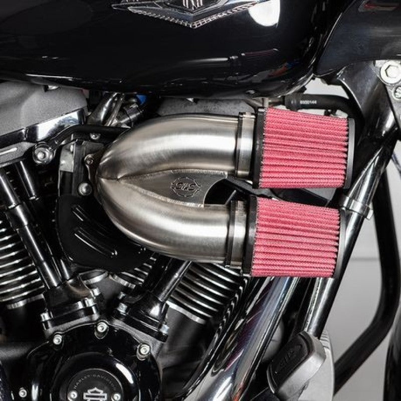 S&amp;S Cycle 17-20 M8 Models Tuned Induction Air Cleaner Kit - Stainless Steel