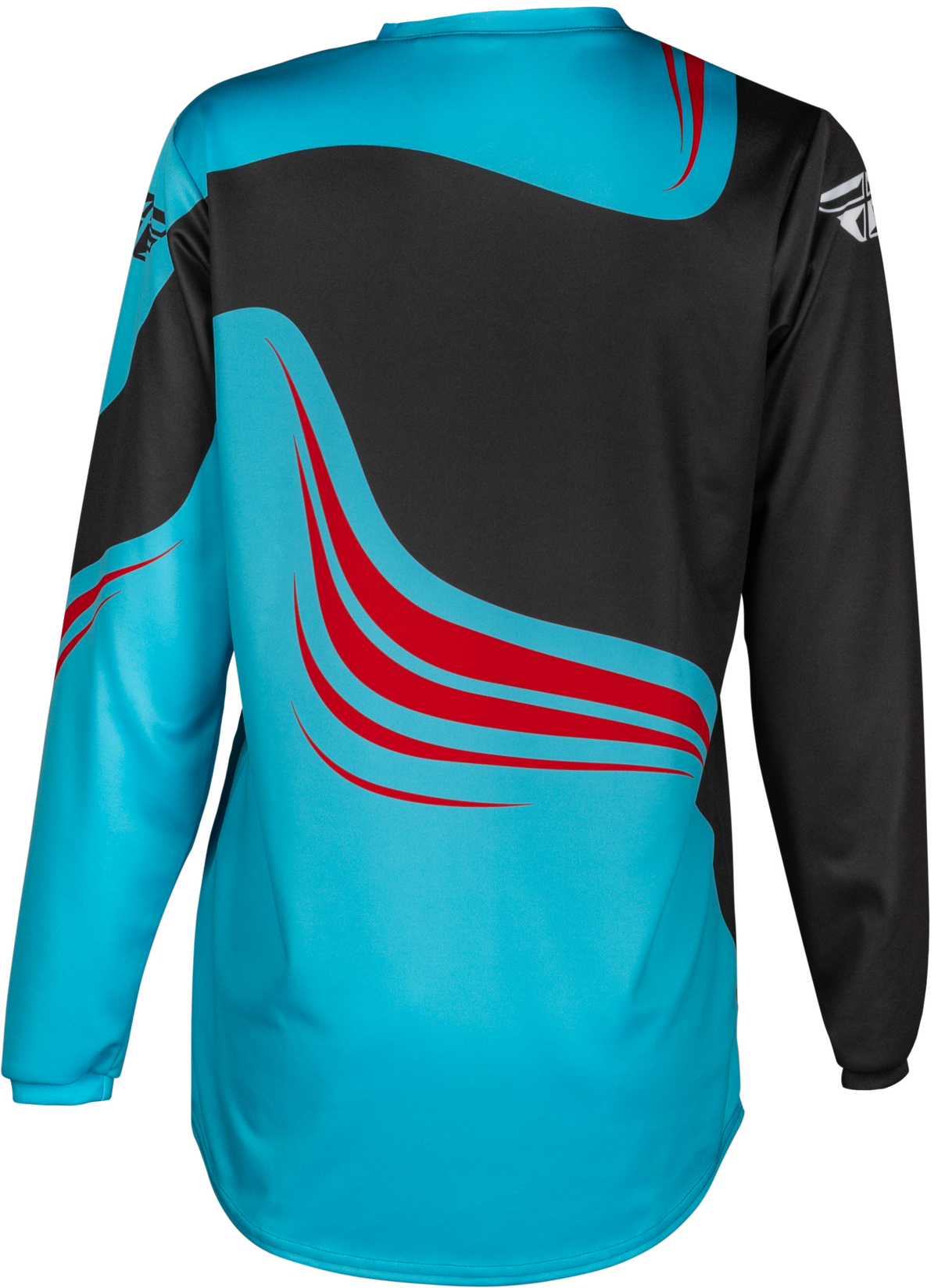 Youth F 16 Jersey Cyan/Black/Red Ys