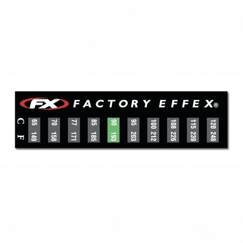 FACTORY EFFEX TEMPERATURE STICKER 3-PACK