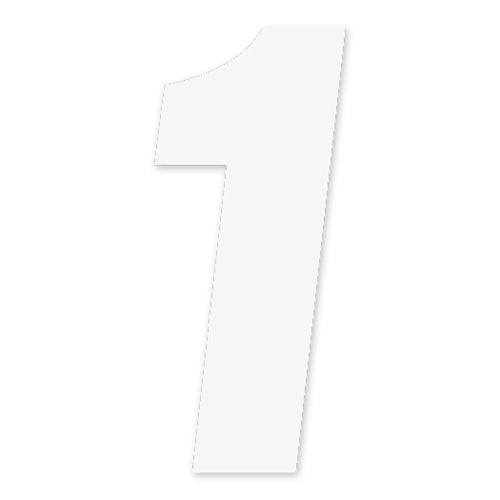 FX 2015 NUMBERS FACTORY 4" WHITE 1