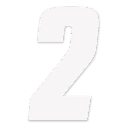 FX 2015 NUMBERS FACTORY 4" WHITE 2