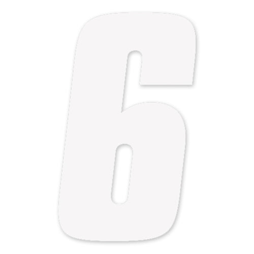 FX 2015 NUMBERS FACTORY 4" WHITE 6
