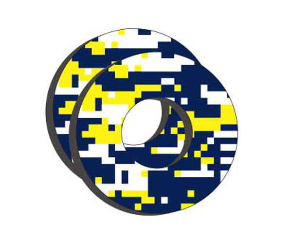 FACTORY EFFEX GRIP DONUTS MOTO GRIP DONUTS -HUSQ (BLUE/YELLOW)