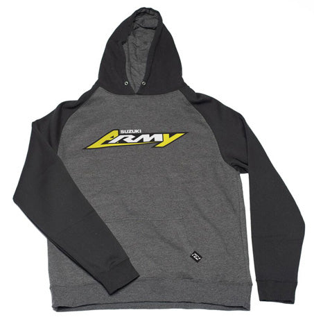 FACTORY EFFEX SUZUKI ARMY YOUTH PULLOVER / CHARCOAL-BLACK M