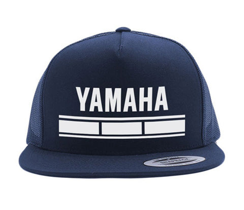FACTORY EFFEX YAMAHA LEGEND SNAPBACK HAT / BLACK-GREY MESH OS