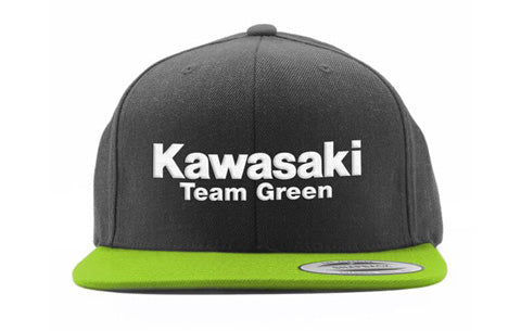 FACTORY EFFEX KAW TEAM GRN 2 SNAPBACK HAT/ BLACK-GREEN MESH OS
