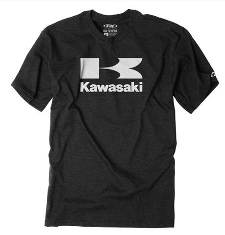 FACTORY EFFEX KAWASAKI FLYING K T- SHIRT / HTHR CHARCOAL L