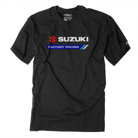 FACTORY EFFEX SUZUKI FACTORY RACING T-SHIRT/ HEATHER BLACK XXL