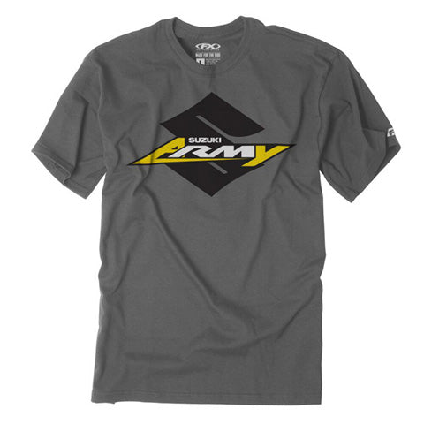 FACTORY EFFEX SUZUKI ARMY YOUTH T-SHIRT / CHARCOAL S