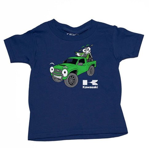 FACTORY EFFEX KAWASAKI NEW TODDLER T-SHIRT / BLUE 3T