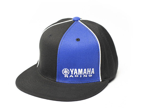 FX YAMAHA RACING FLEX-STYLE HAT / BLACK-BLUE (L/XL)