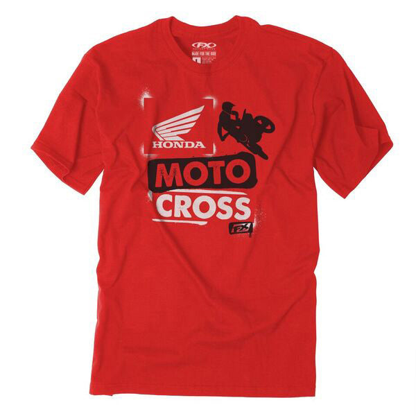 FACTORY EFFEX HONDA PAINT YOUTH T-SHIRT / RED (L)