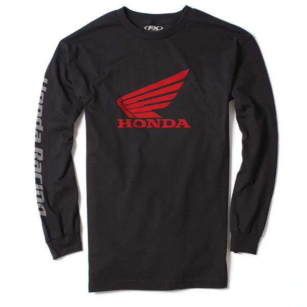 FACTORY EFFEX HONDA LONG SLEEVE T-SHIRT / BLACK (XXL)