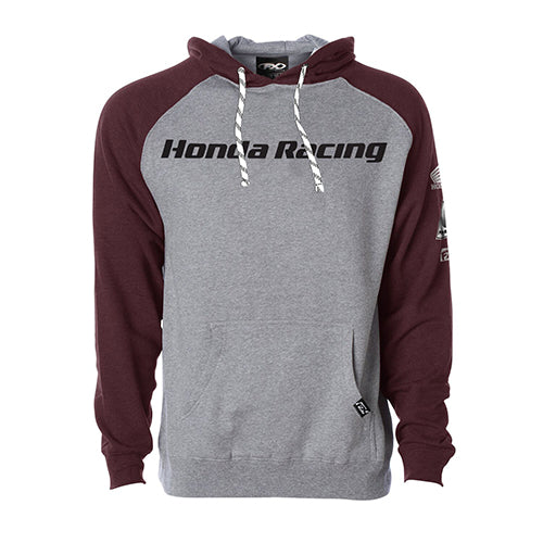FACTORY EFFEX HONDA RACING PULLOVER / GRAY-BURGANDY M