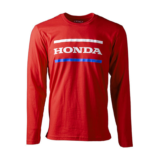 FACTORY EFFEX HONDA STRIPES LONG SLEEVE T-SHIRT / RED XL