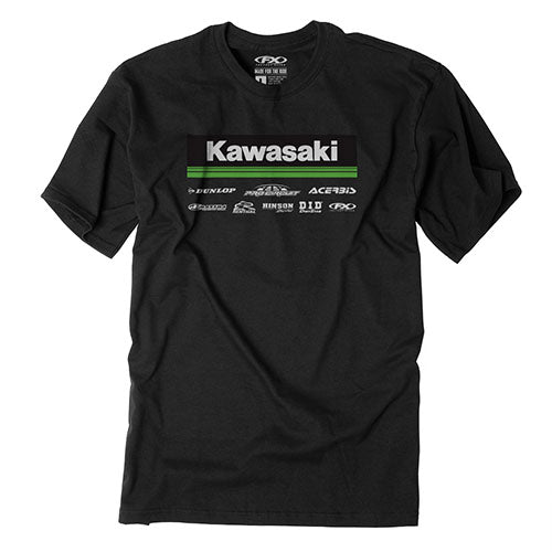 FACTORY EFFEX 2021 KAWASAKI RACEWEAR T-SHIRT / BLACK XL