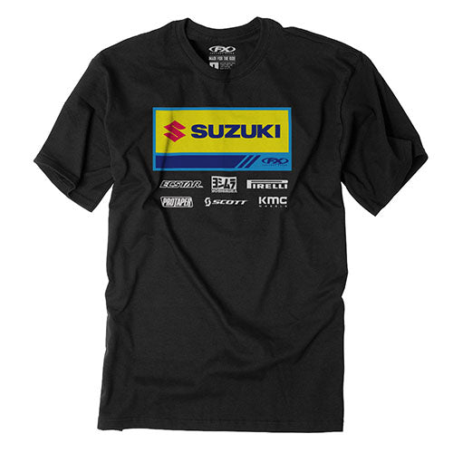 FACTORY EFFEX 2021 SUZUKI RACEWEAR T-SHIRT / BLACK L