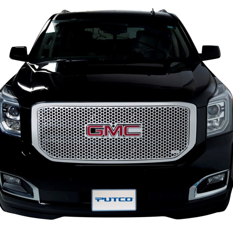 Putco 00-06 GMC Yukon XL - w/ Logo CutOut Punch Stainless Steel Grilles