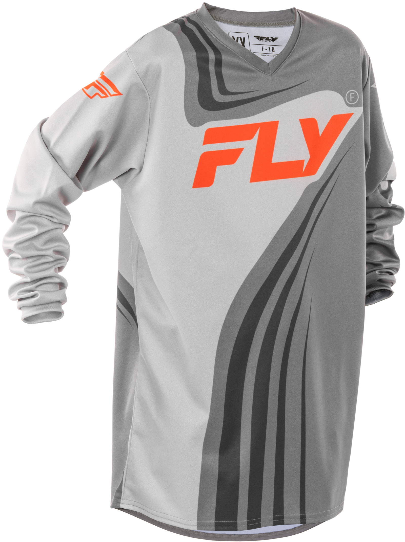 Youth F 16 Jersey Grey/Orange Yxl