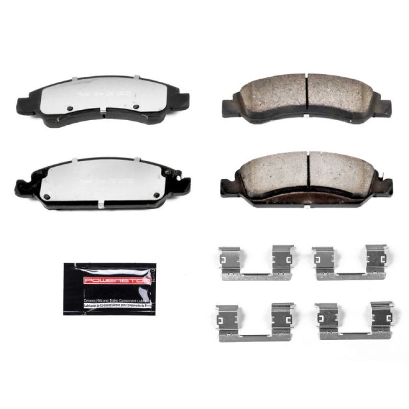 Power Stop 06-18 Chevrolet Silverado 1500 Front Z36 Truck &amp; Tow Brake Pads w/Hardware