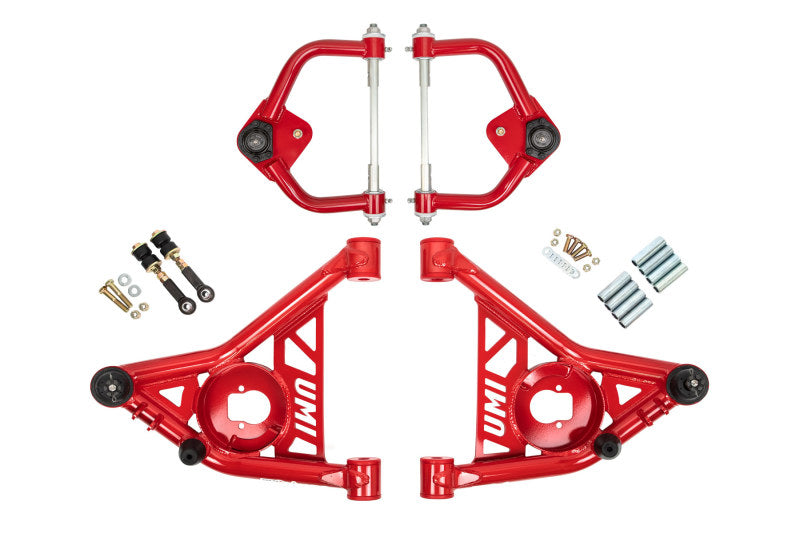 UMI Performance 70-81 GM F-Body Tubular Upper &amp; Lower A-arm Kit