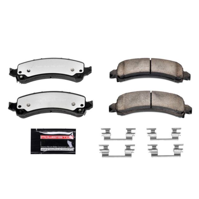Power Stop 02-06 Cadillac Escalade Rear Z36 Truck &amp; Tow Brake Pads w/Hardware