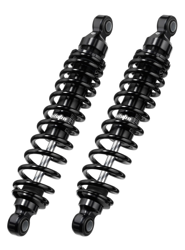 Bitubo WMB0 Twinshocks Adjustable: Spring Preload, Length 361mm, Black Spring