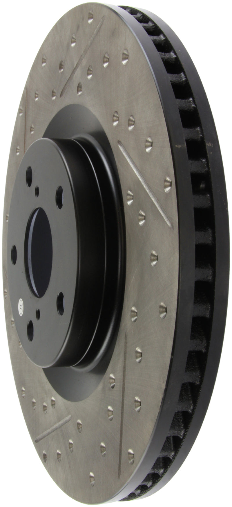 StopTech 14 Lexus IS Slotted &amp; Drilled Front Righ Rotor