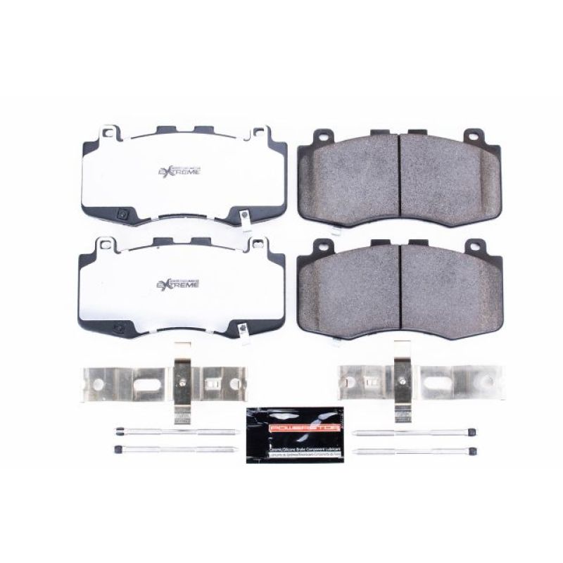 Power Stop 18-19 Jeep Grand Cherokee Front Z36 Truck &amp; Tow Brake Pads w/Hardware